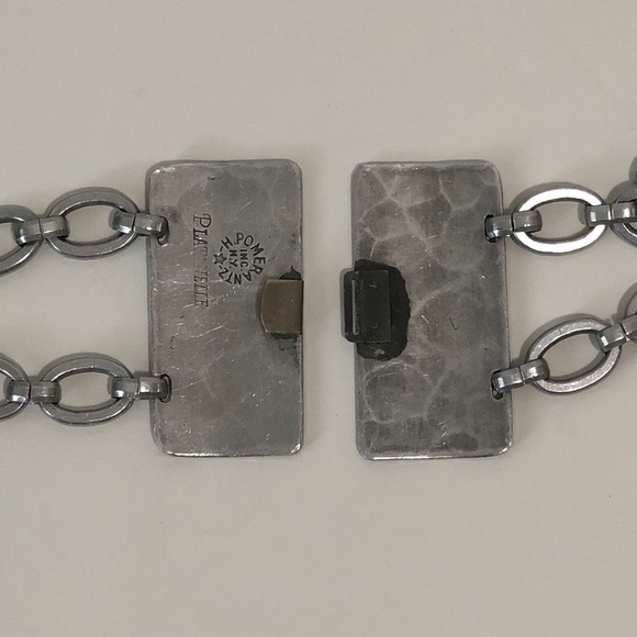 H. Pomerantz N.Y. Platanelle Aluminum Belt